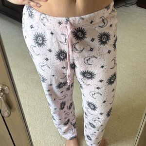 Charlotte Russe Pink Fleece Pajama Pants